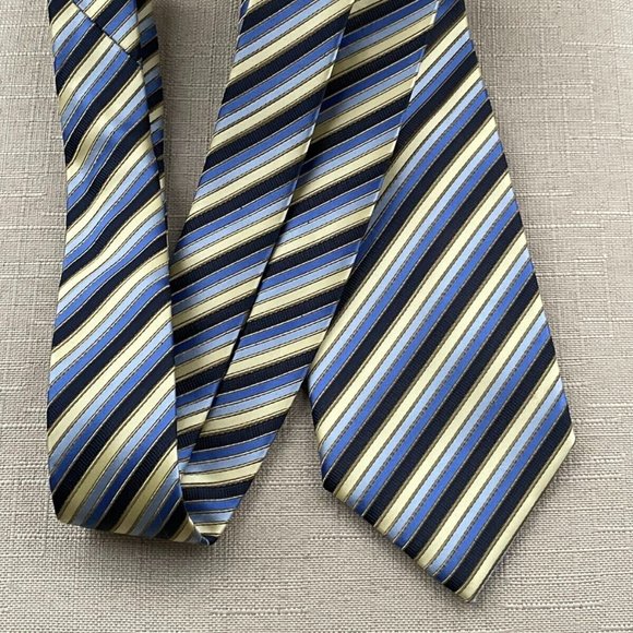 Alexander Julian Colours Men Tie Multi color Striped Necktie Classic Tie - Picture 1 of 10